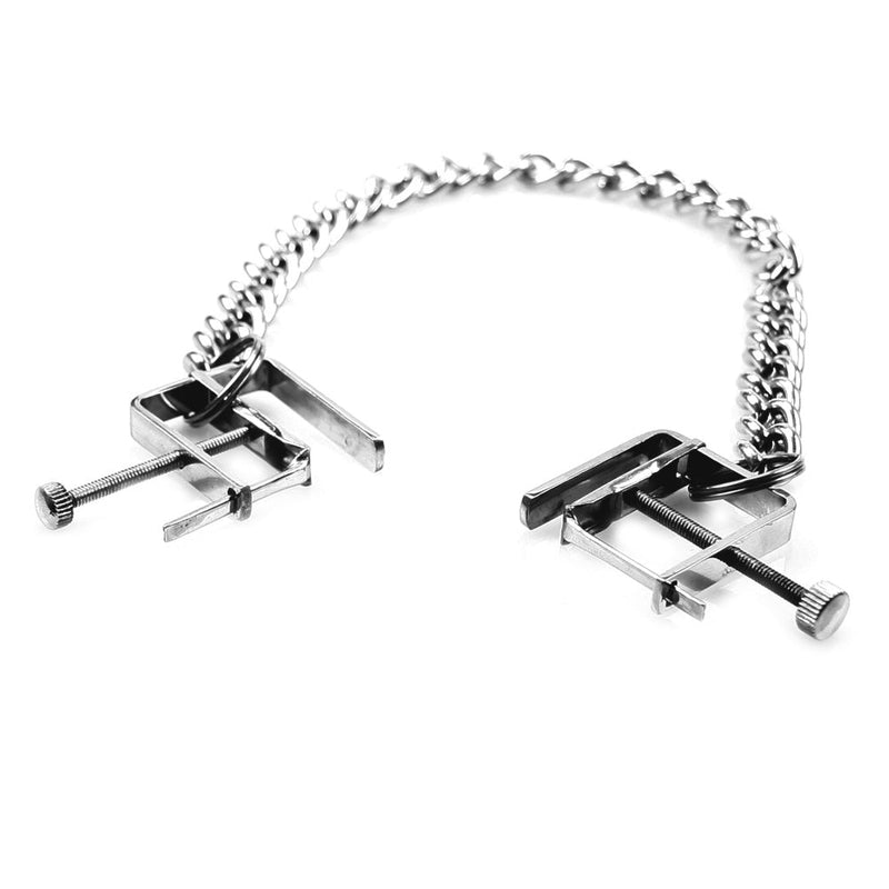 Kiotos Steel - Tepelklemmen Met Ketting-Erotiekvoordeel.nl