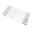 Kiotos Steel - Urethral Sound Rosebud Dilators - Set Van 8 Stuks-Erotiekvoordeel.nl