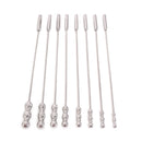 Kiotos Steel - Urethral Sound Rosebud Dilators - Set Van 8 Stuks-Erotiekvoordeel.nl