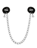 Kiotos - Tepelklemmen Met Draaischroeven - Brede Variant - Zwart-Erotiekvoordeel.nl