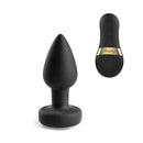 Kleine Vibrerende Buttplug Met remote Control En gekleurde LED verlichting-Erotiekvoordeel.nl
