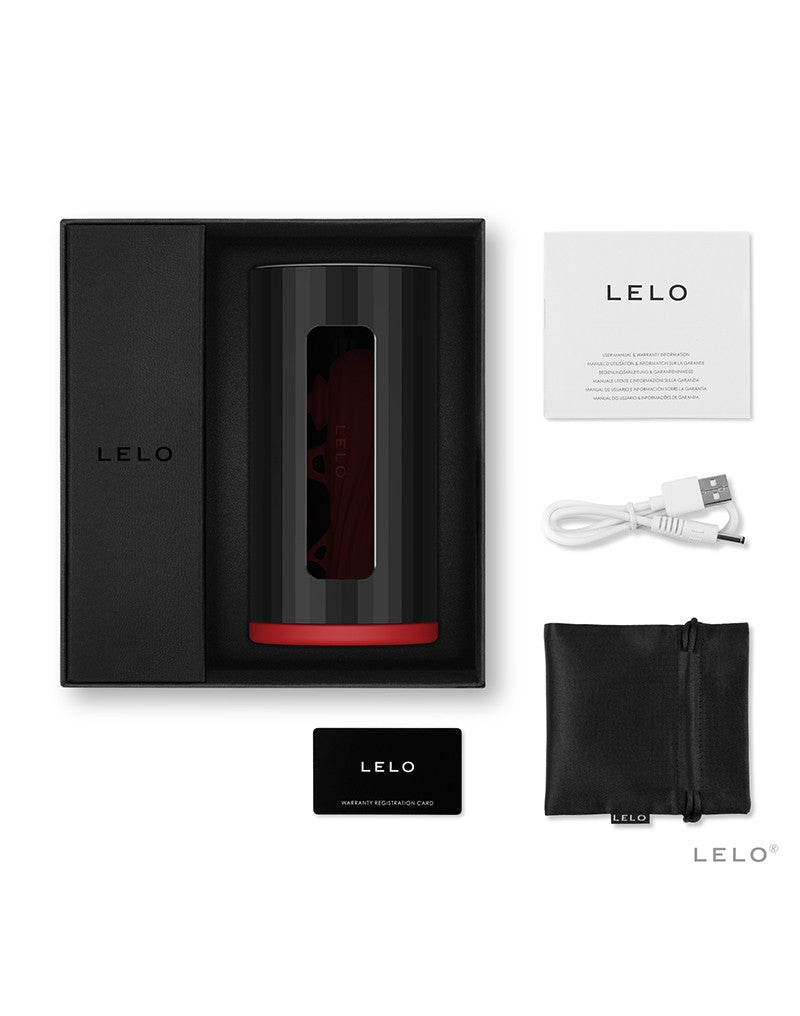 LELO - F1S V2 Interactieve Masturbator Met App Control - Rood-Erotiekvoordeel.nl