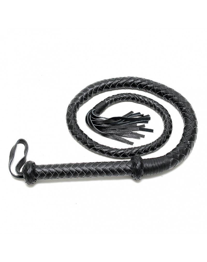 Lange Bullwhip 200 cm - Zwart-Erotiekvoordeel.nl