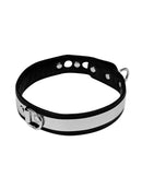 Leren Collar Met Metaal En hangslot 3 cm Breed-Erotiekvoordeel.nl