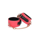 Liebe Seele - Angel's Kiss Enkelboeien Met Afsluitbare Gespen - Luxe En exclusief ontwerp - Roze/Zwart/Rosé Goud-Erotiekvoordeel.nl