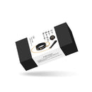 Liebe Seele - Dark Secret - Exclusieve Lederen Collar Met Leiband- Goud Metalen Hardware - Zwart/Goud-Erotiekvoordeel.nl