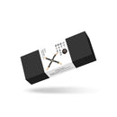 Liebe Seele - Dark Secret - Exclusieve Lederen Hogtie Bondagehulp Met Goud Metalen beslag - Zwart/Goud-Erotiekvoordeel.nl