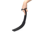 Liebe Seele - Dark Secret Exclusieve Lederen Strafriem- Dubbele Paddle - Zwart/Goud-Erotiekvoordeel.nl