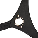 Liebe Seele - Dark Secret exclusief Leren Strap-On Harnas - handgemaakt In Japan - Zwart-Erotiekvoordeel.nl