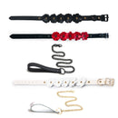 Liebe Seele - Flower Collar met Rode Bloemen en Zwarte Steentjes - Origineel - Import uit Japan-Erotiekvoordeel.nl