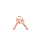 Liebe Seele - Hartvormige Luxe slotjes Voor Boeien - Twee Stuks - Rosé Goud-Erotiekvoordeel.nl