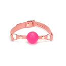 Liebe Seele - Pink Dream Leren Ball Gag-Erotiekvoordeel.nl