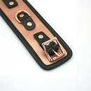 Liebe Seele - Rose Gold Memory - Exclusieve Leren Polsboeien - Met voering Van Ultrazacht Fluweel - Rosé Goud-Erotiekvoordeel.nl
