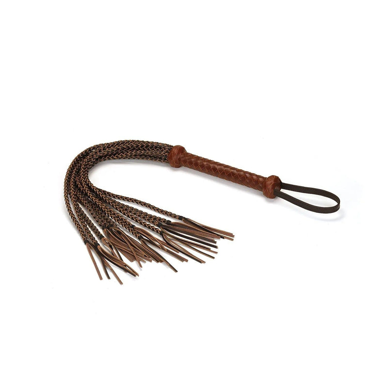 Liebe Seele - The Equestrian Leather Cat O' Nine Tails Flogger - Leren Flogger-Erotiekvoordeel.nl