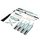 Liebe Seele - Vivid Sakura Bondageset Boeienset Compleet - Lichtblauw Parelmoer Glans - bijzonder En exclusief-Erotiekvoordeel.nl