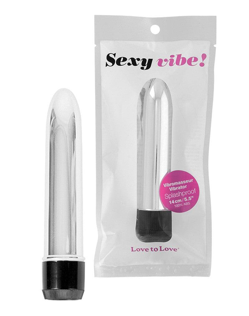 Love to Love - Klassieke Vibrator Sexy Vibe - Zilver-Erotiekvoordeel.nl