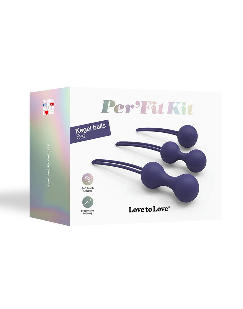 Love to Love - Per'fit Kit Kegel Balletjes Bekkenbodem Training - indigo-Erotiekvoordeel.nl