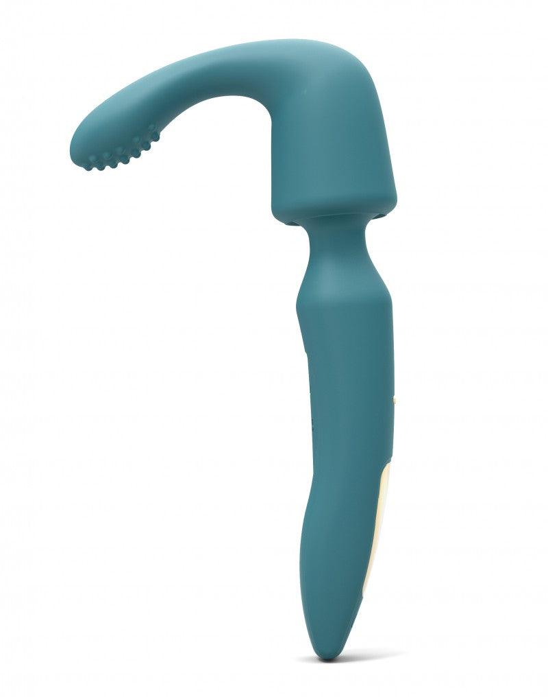 Love to Love - R-Evolution Wand Vibrator Set Met 2 verwisselbare opzetstukken - Turquoise-Erotiekvoordeel.nl