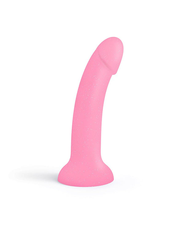 Love to Love - Siliconen Dildo Glitzy - Roze Glitters-Erotiekvoordeel.nl