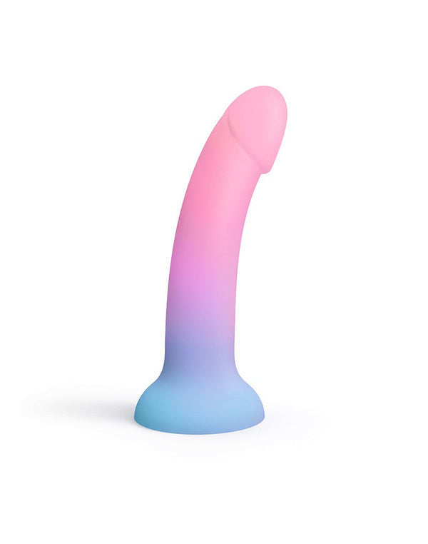 Love to Love - Siliconen Dildo Utopia - Ombre Pastel Roze/Pastel Blauw-Erotiekvoordeel.nl