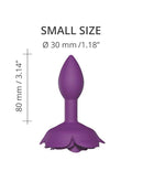 Love to Love - Open Roos Buttplug - Maat S - Paars-Erotiekvoordeel.nl