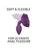 Love to Love - Open Roos Buttplug - Maat S - Paars-Erotiekvoordeel.nl