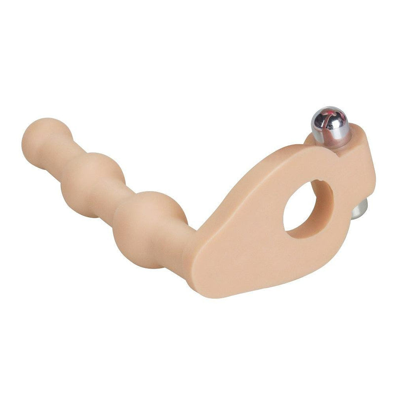 Lovetoy - Cockring Met Vibrerende Dildo - 15 cm - Voor Dubbele Penetratie-Erotiekvoordeel.nl