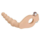 Lovetoy - Cockring Met Vibrerende Dildo - 16.5 cm - Voor Dubbele Penetratie-Erotiekvoordeel.nl
