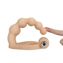 Lovetoy - Cockring Met Vibrerende Dildo - 16.5 cm - Voor Dubbele Penetratie-Erotiekvoordeel.nl