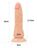 Lovetoy - Easy Strap-on Set Met dildo Van 19 cm - Lichte Huidskleur-Erotiekvoordeel.nl