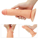 Lovetoy - Easy Strap-on Set Met dildo Van 19 cm - Lichte Huidskleur-Erotiekvoordeel.nl
