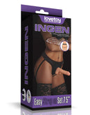 Lovetoy - Easy Strap-on Set Met dildo Van 19 cm Met Balzak - Lichte Huidskleur-Erotiekvoordeel.nl