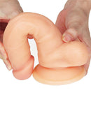 Lovetoy - Easy Strap-on Set Met dildo Van 19 cm Met Balzak - Lichte Huidskleur-Erotiekvoordeel.nl
