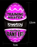 Lovetoy - Giant Egg - Masturbator Ei - Paars-Erotiekvoordeel.nl