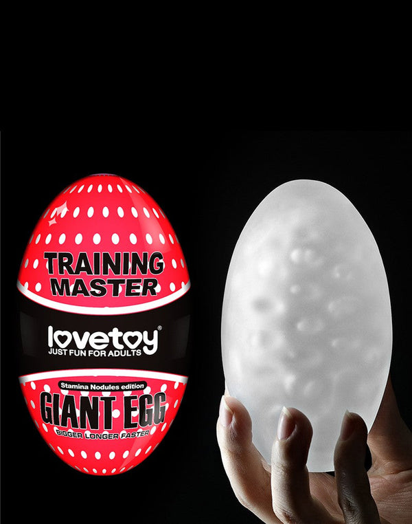 Lovetoy - Giant Egg Masturbator Ei - Rood