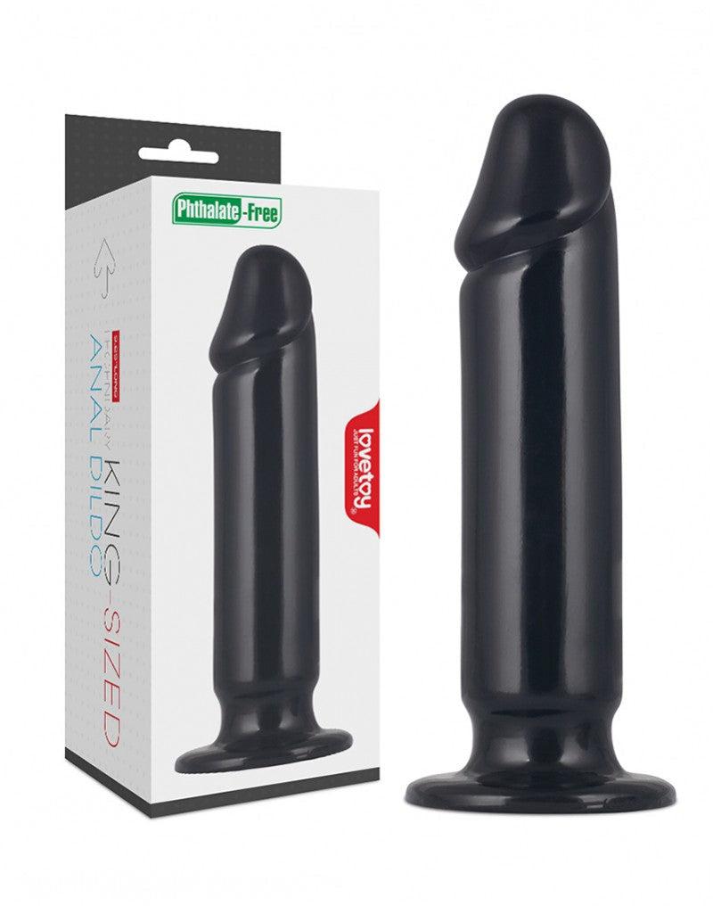 Lovetoy - King Size Anaal Dildo 23 x 5 cm - Zwart-Erotiekvoordeel.nl