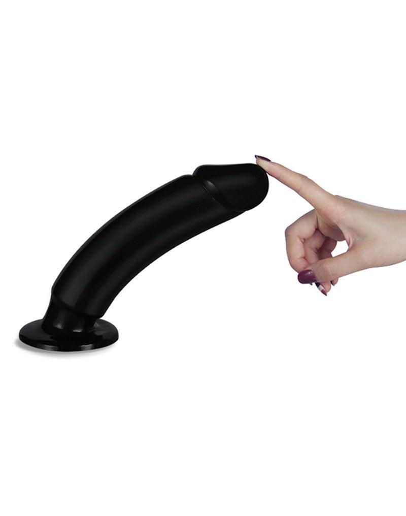 Lovetoy - King Size Anaal Dildo 23 x 5 cm - Zwart-Erotiekvoordeel.nl