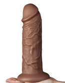 Lovetoy - Realistische Chubby XXL Dildo 27 cm - Bruin-Erotiekvoordeel.nl