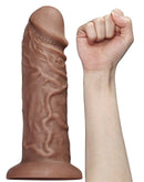 Lovetoy - Realistische Chubby XXL Dildo 27 cm - Bruin-Erotiekvoordeel.nl