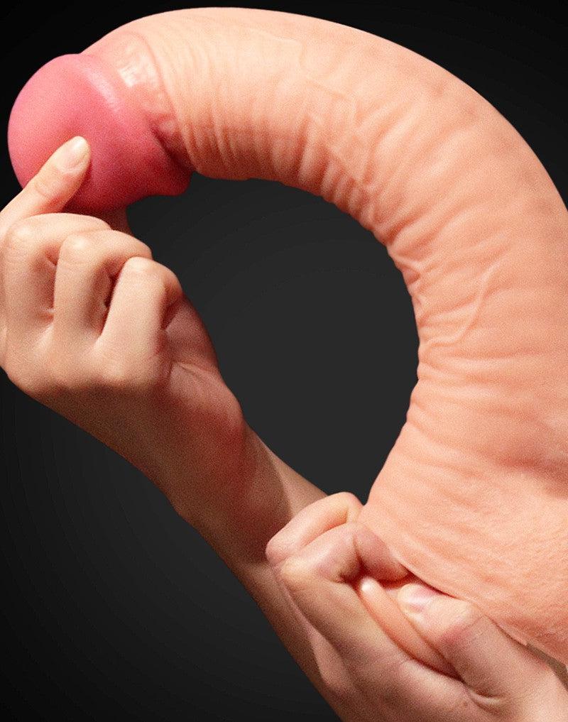 Lovetoy - Realistische XXL Dildo 30.5 cm - Lichte Huidskleur-Erotiekvoordeel.nl