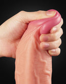 Lovetoy - Realistische XXL Dildo Met Zuignap 25 cm - Lichte Huidskleur-Erotiekvoordeel.nl