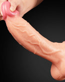 Lovetoy - Realistische XXL Dildo Met Zuignap 25 cm - Lichte Huidskleur-Erotiekvoordeel.nl