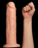Lovetoy - Realistische XXL Vibrerende Dildo 28 cm - Lichte Huidskleur-Erotiekvoordeel.nl
