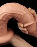 Lovetoy - Realistische XXL Vibrerende Dildo 28 cm - Lichte Huidskleur-Erotiekvoordeel.nl