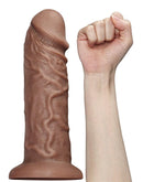 Lovetoy - Realistische XXL Vibrerende Dildo CHUBBY 26.5 cm - Bruin-Erotiekvoordeel.nl