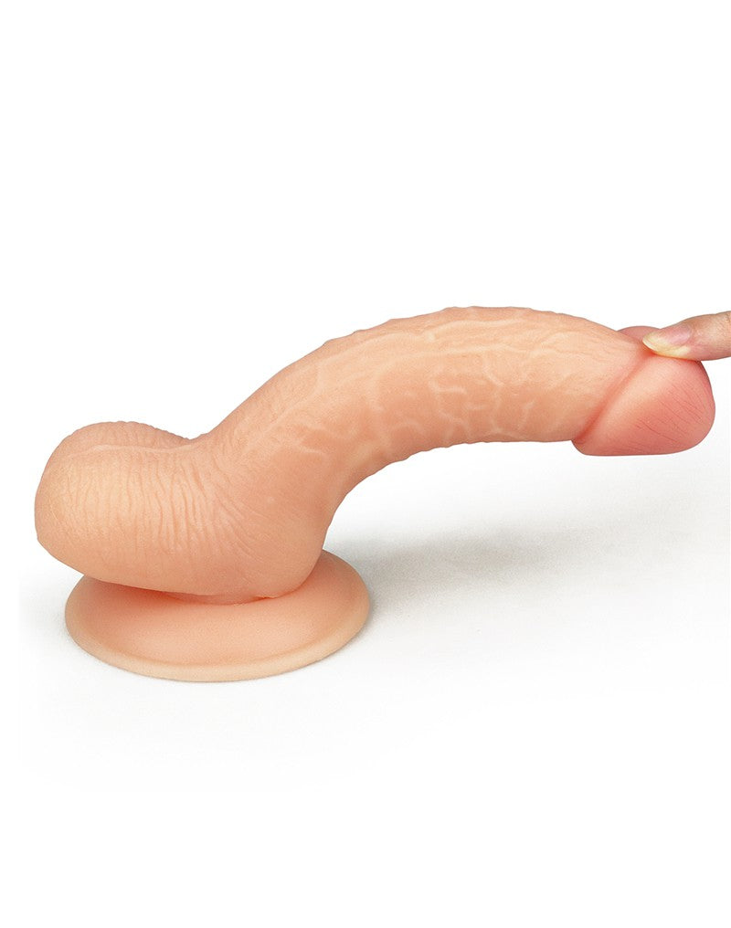 Lovetoy - The Ultra Soft Dude Realistische Dildo - 18 x 4 cm-Erotiekvoordeel.nl