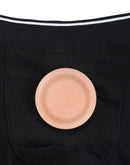 Lovetoy - Unisex Strap-on Short - Zwart-Erotiekvoordeel.nl