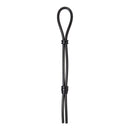 Malesation Cock-Grip Zwaar Rubberen Cockring En Balzak Koord Verstelbaar Met 2 lussen - Zwart-Erotiekvoordeel.nl