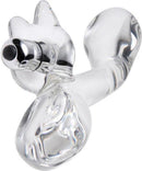 Master Series - Glazen Rabbit Vibrator - Damaru-Erotiekvoordeel.nl