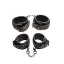 Master Series - Kinky Comfort - Handboeien En Enkelboeien Set - Zwart-Erotiekvoordeel.nl